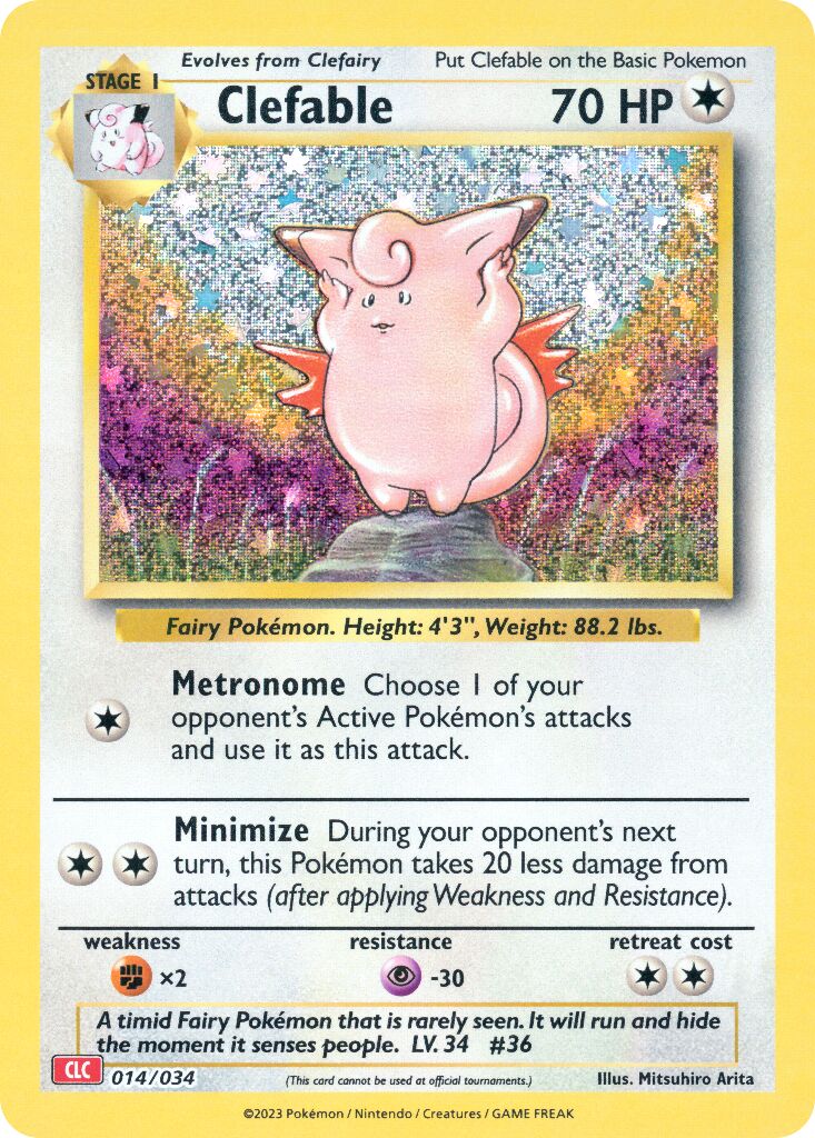 Clefable 014/034 Holo