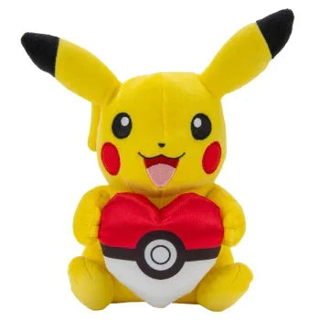 Pokemon Plush 20cm Pikachu m/pokeball