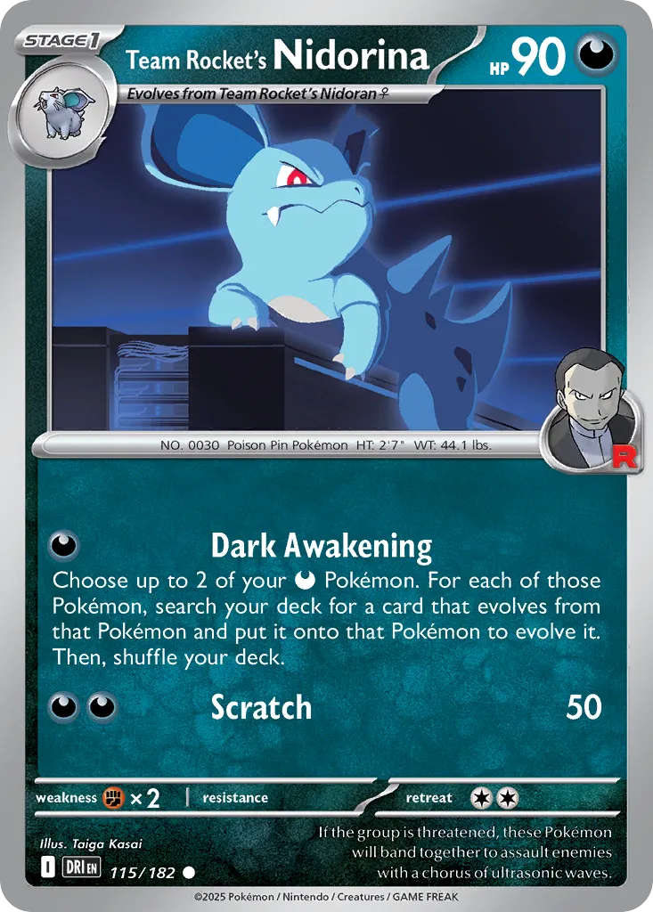 115/182 Team Rocket’s Nidorina