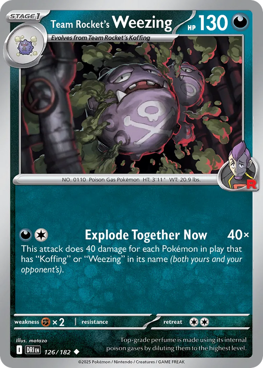 126/182 Team Rocket’s Weezing