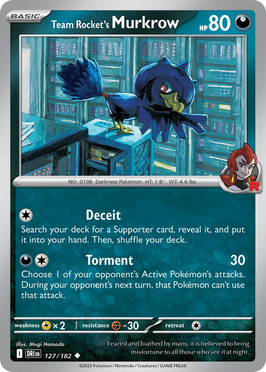 127/182 Team Rocket’s Murkrow