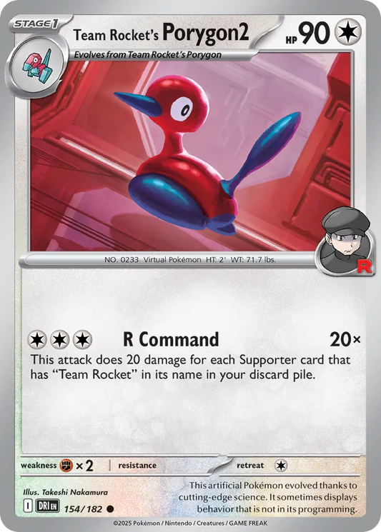 154/182 Team Rocket’s Porygon2