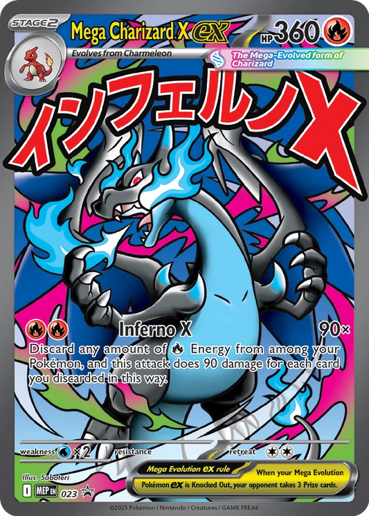Mega Charizard X ex 023