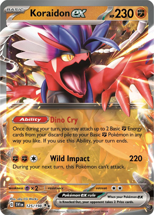 Koraidon ex 125/198