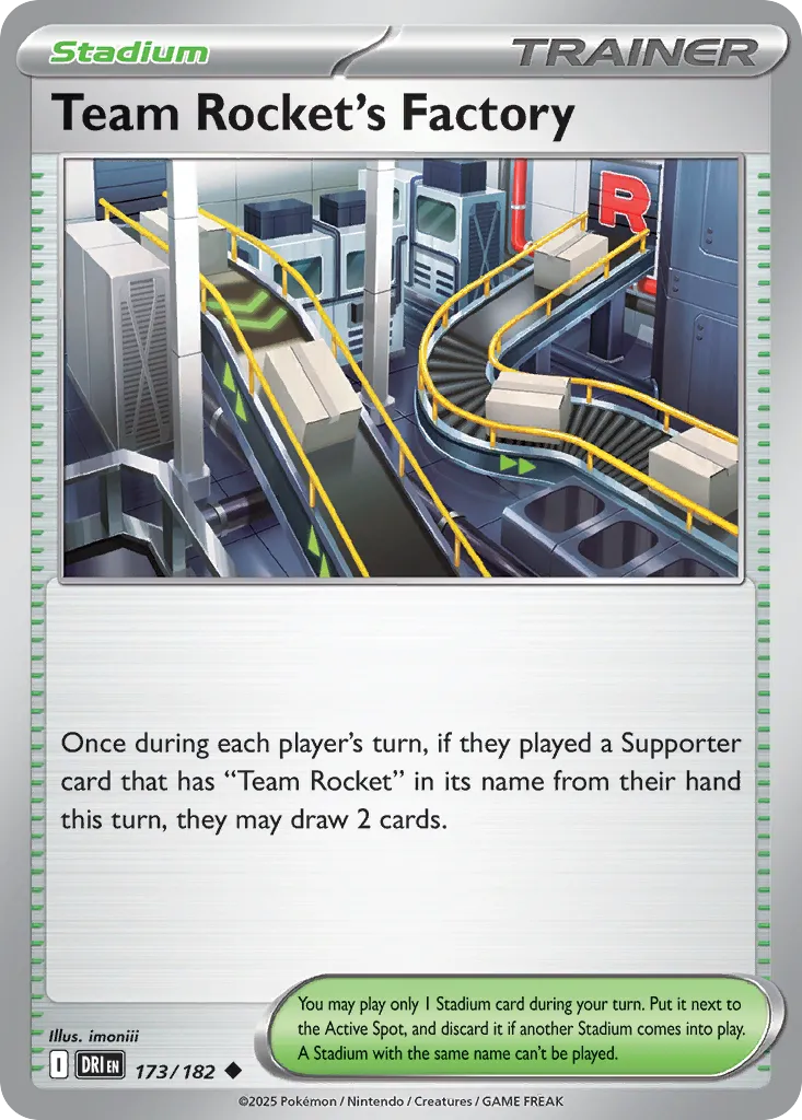 173/182 Team Rocket’s Factory