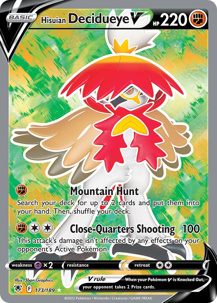Hisuian Decidueye V 173/189