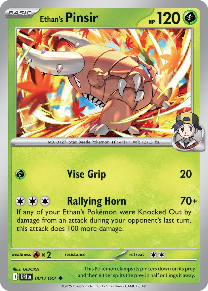 001/182 Ethan’s Pinsir