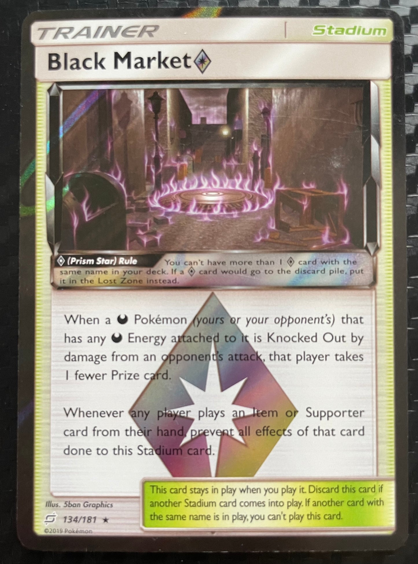 Black Market Prism Star 134/181 Holo