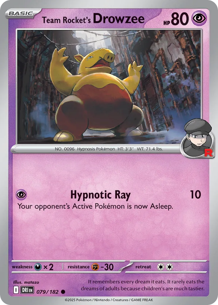 079/182 Team Rocket’s Drowzee