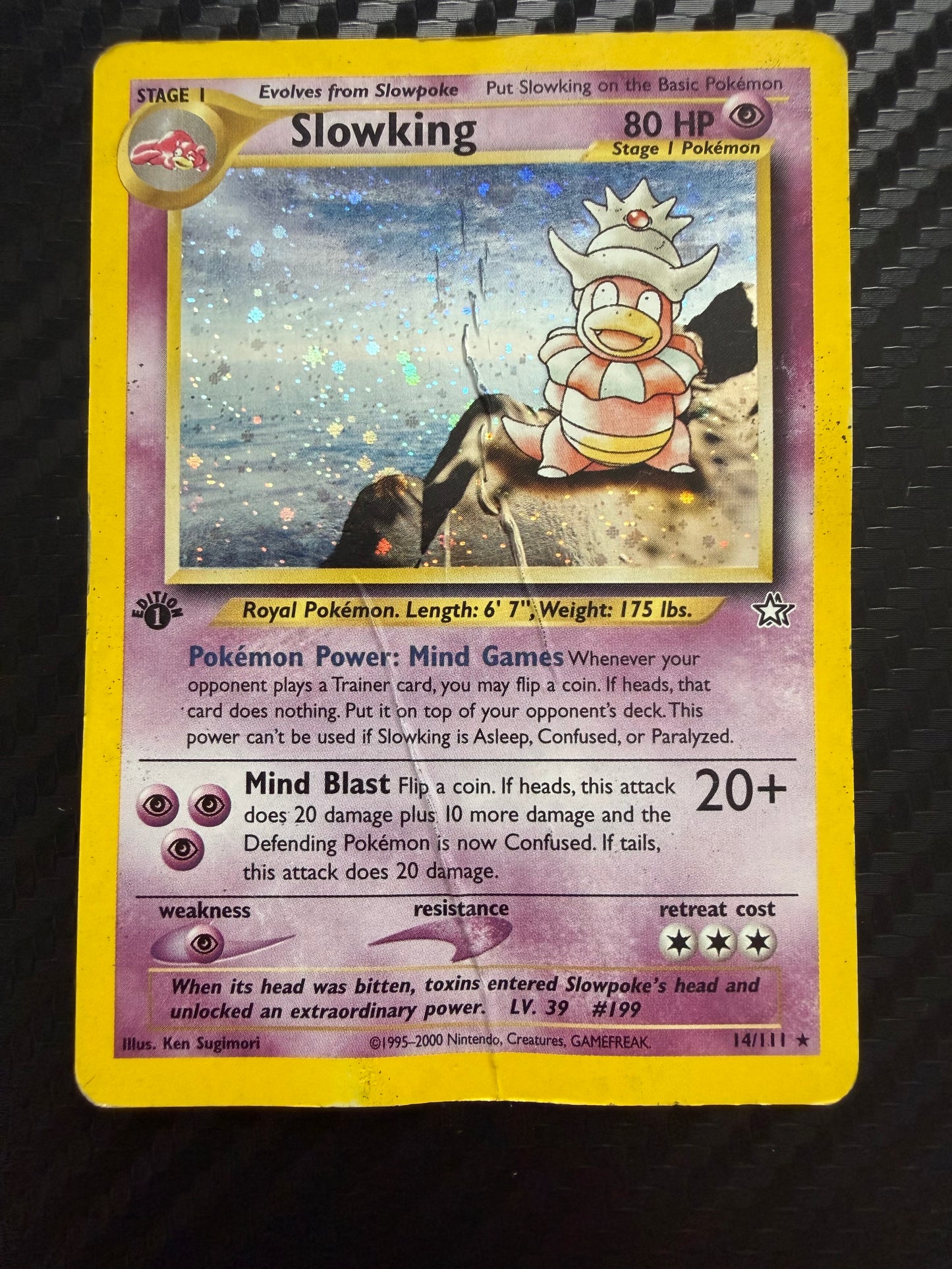 Slowking 14/111 Holo 1st edition