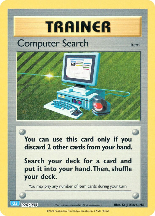 Computer Search 020/034 Holo CLB