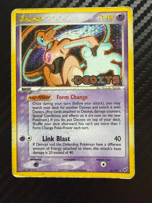 Deoxys 16/107 Reverse Holo Stamped