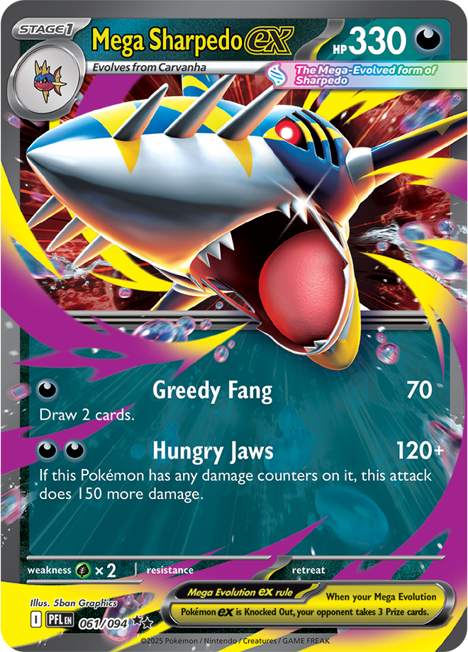 061/094 Mega Sharpedo EX
