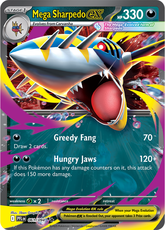 061/094 Mega Sharpedo EX
