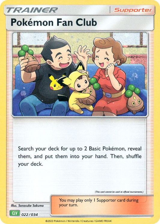 Pokemon Fan Club 022/034 Holo CLV