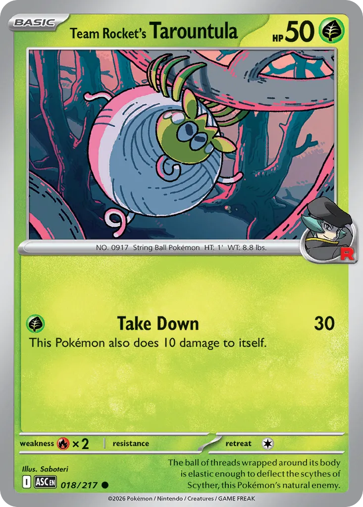 018/217 Team Rocket’s Tarountula