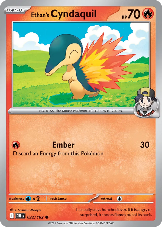 032/182 Ethan’s Cyndaquil