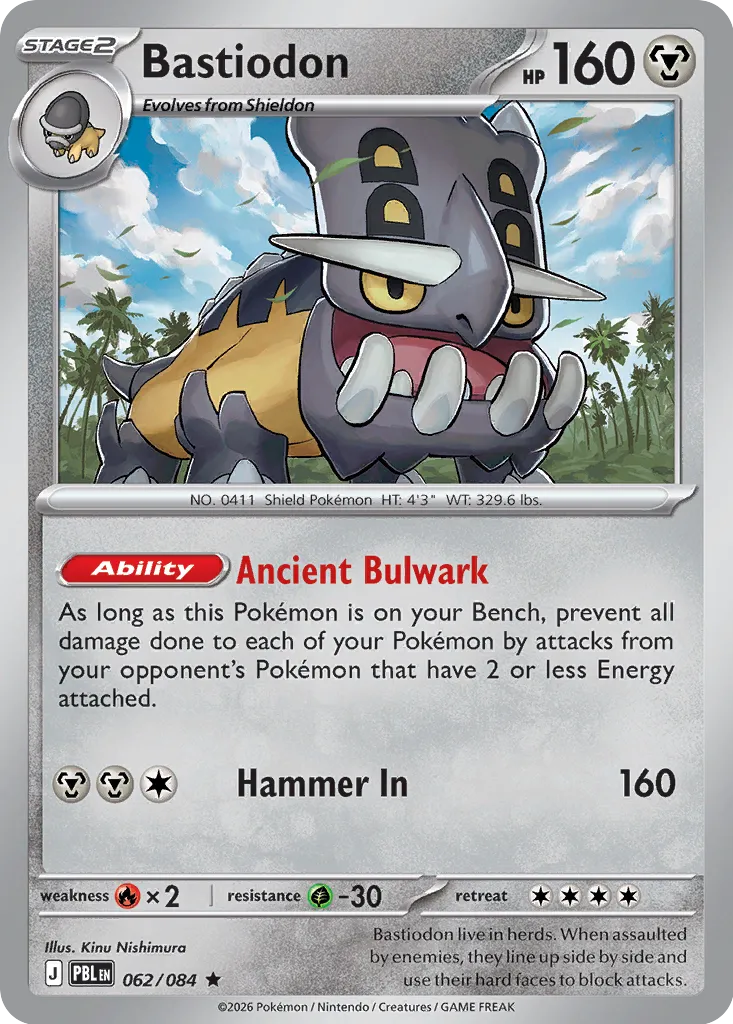 062/084	Bastiodon