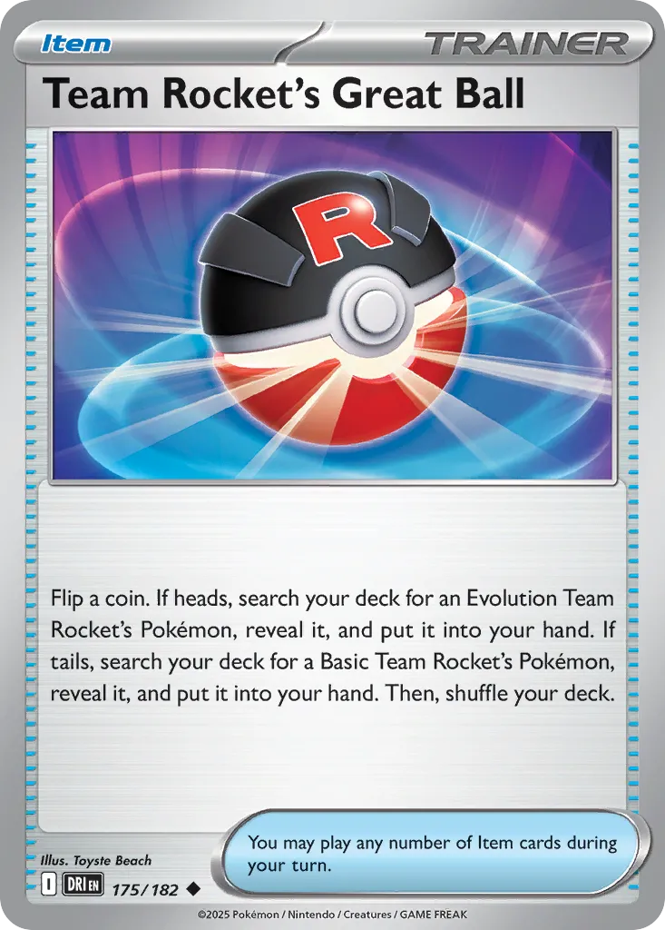 175/182 Team Rocket’s Great Ball