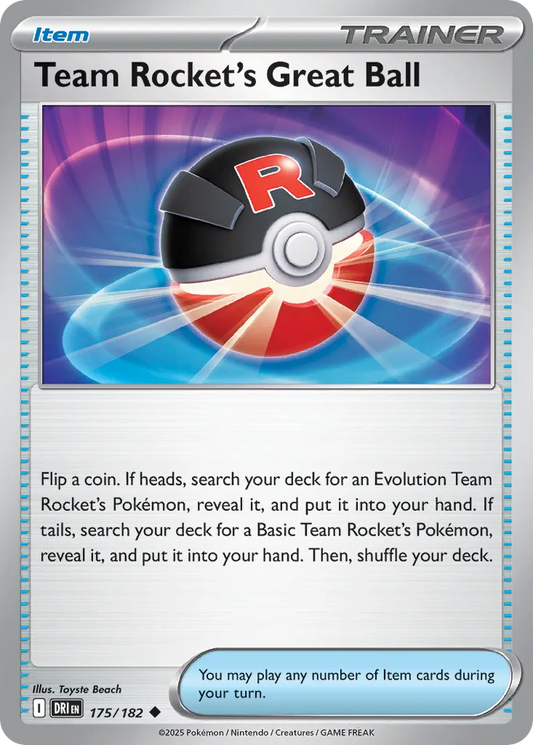175/182 Team Rocket’s Great Ball