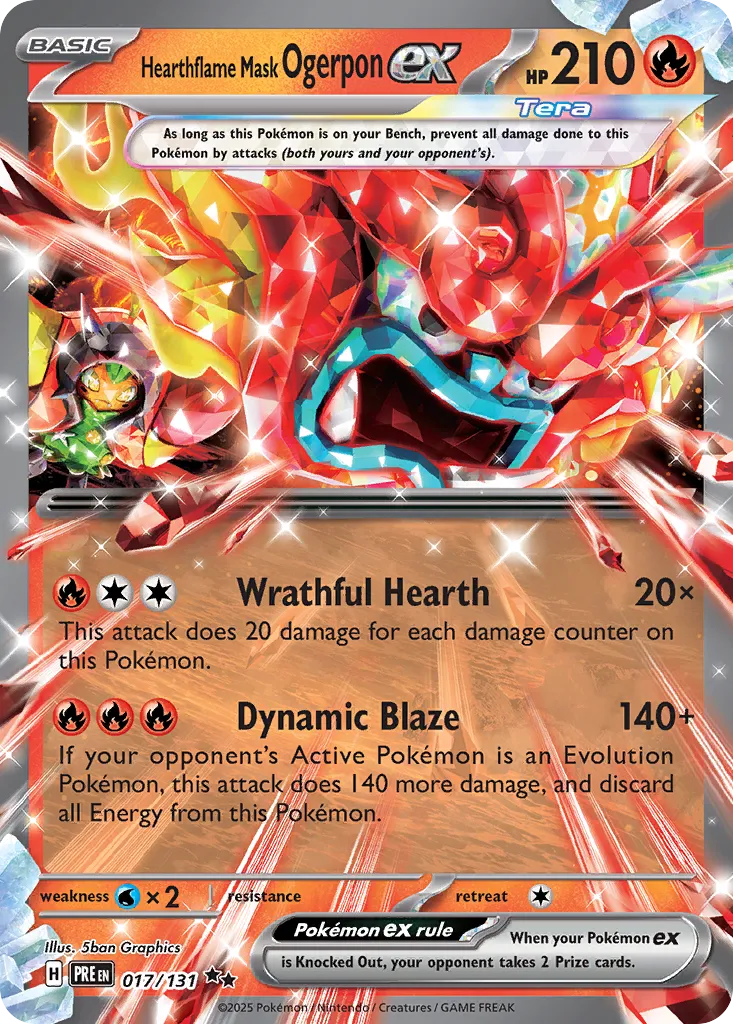 017/131 Hearthflame Mask Ogerpon ex
