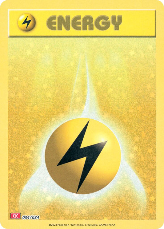 Basic Lightning Energy 034/034 Holo CLC