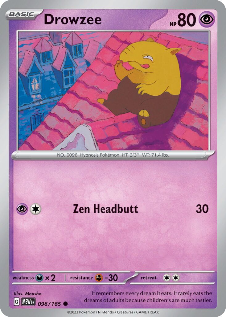 Drowzee 096/165