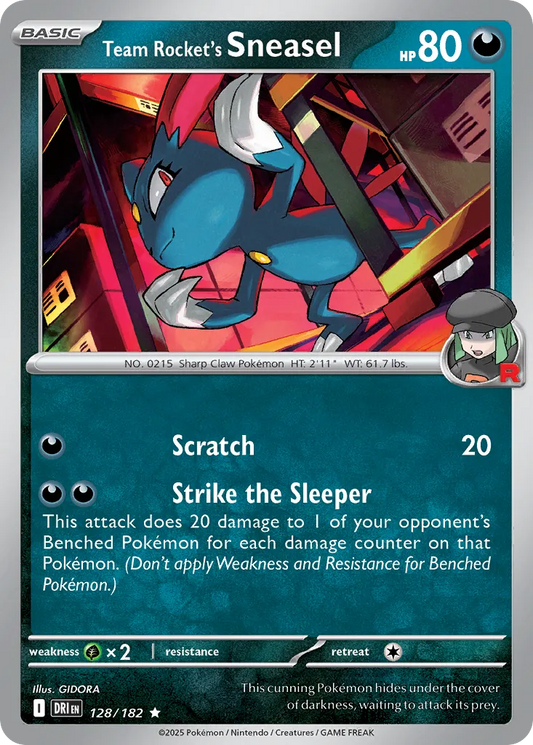 128/182 Team Rocket’s Sneasel