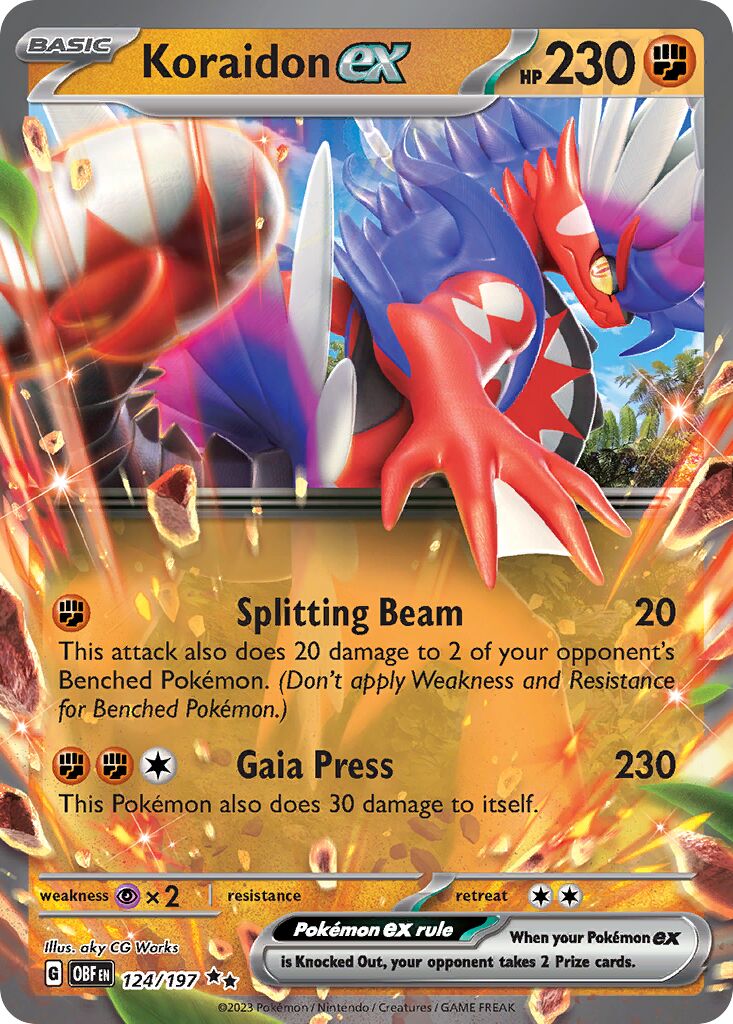 Koraidon ex 124/197