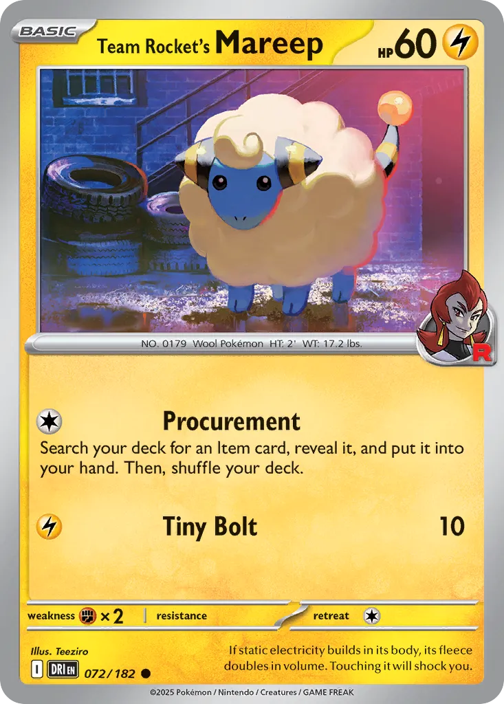 072/182 Team Rocket’s Mareep
