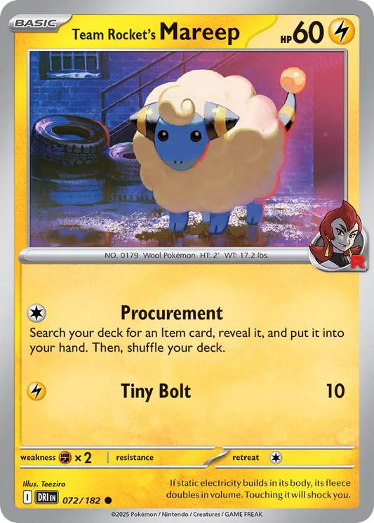 072/182 Team Rocket’s Mareep