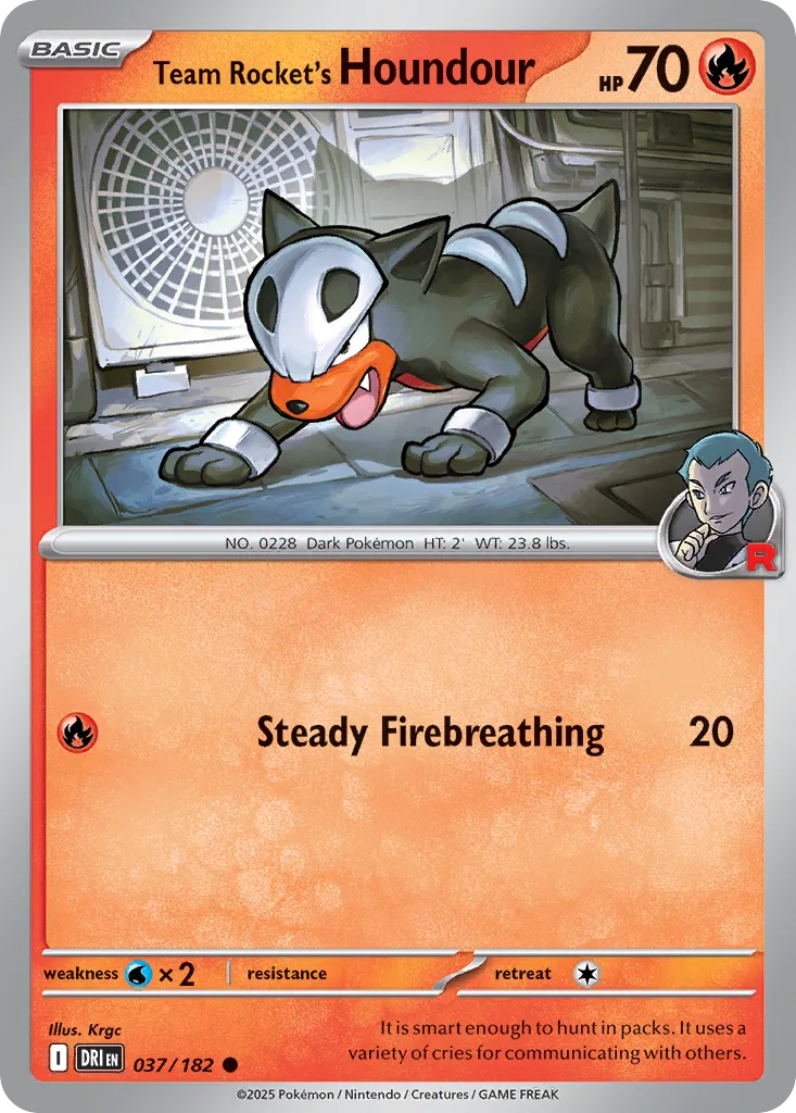 037/182 Team Rocket’s Houndour