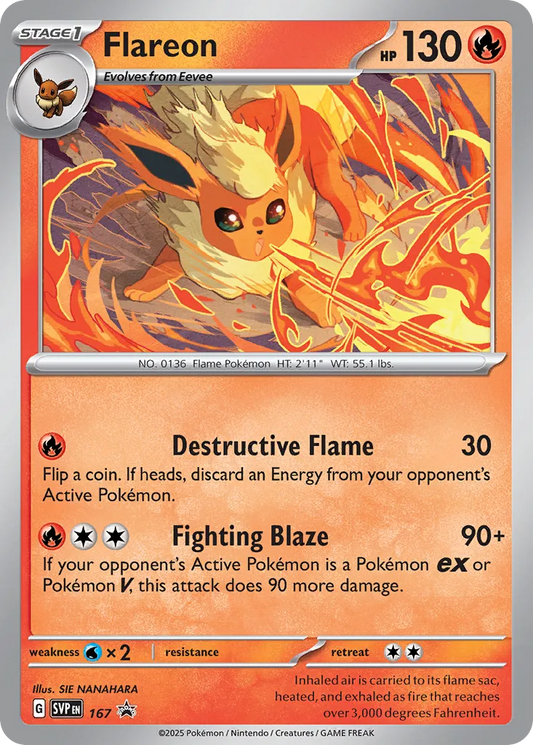 Flareon (Cosmos Holo) SVP 167