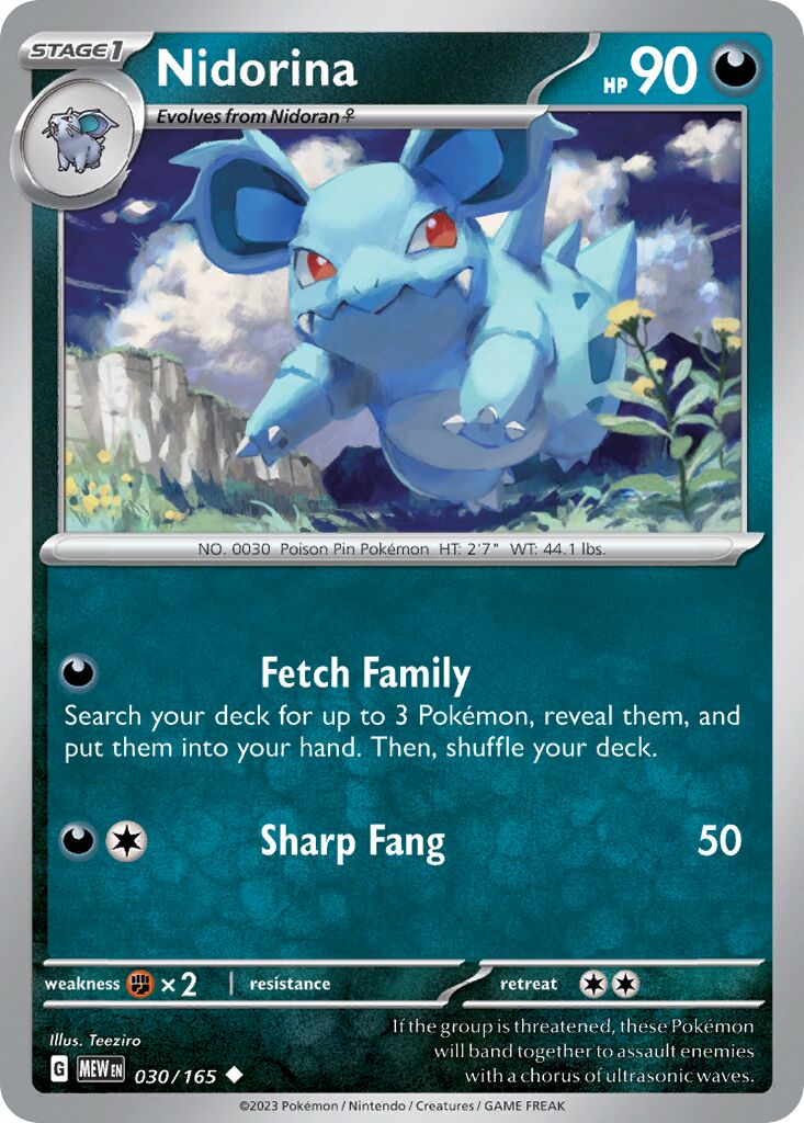 Nidorina 030/165