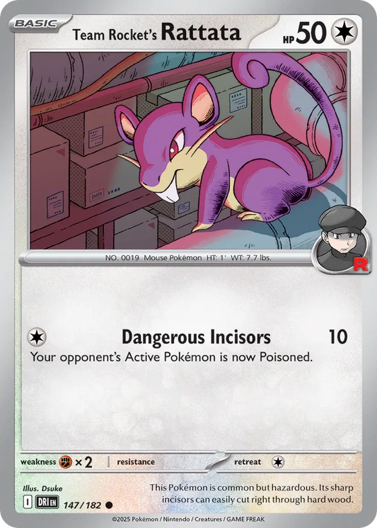 147/182 Team Rocket’s Rattata