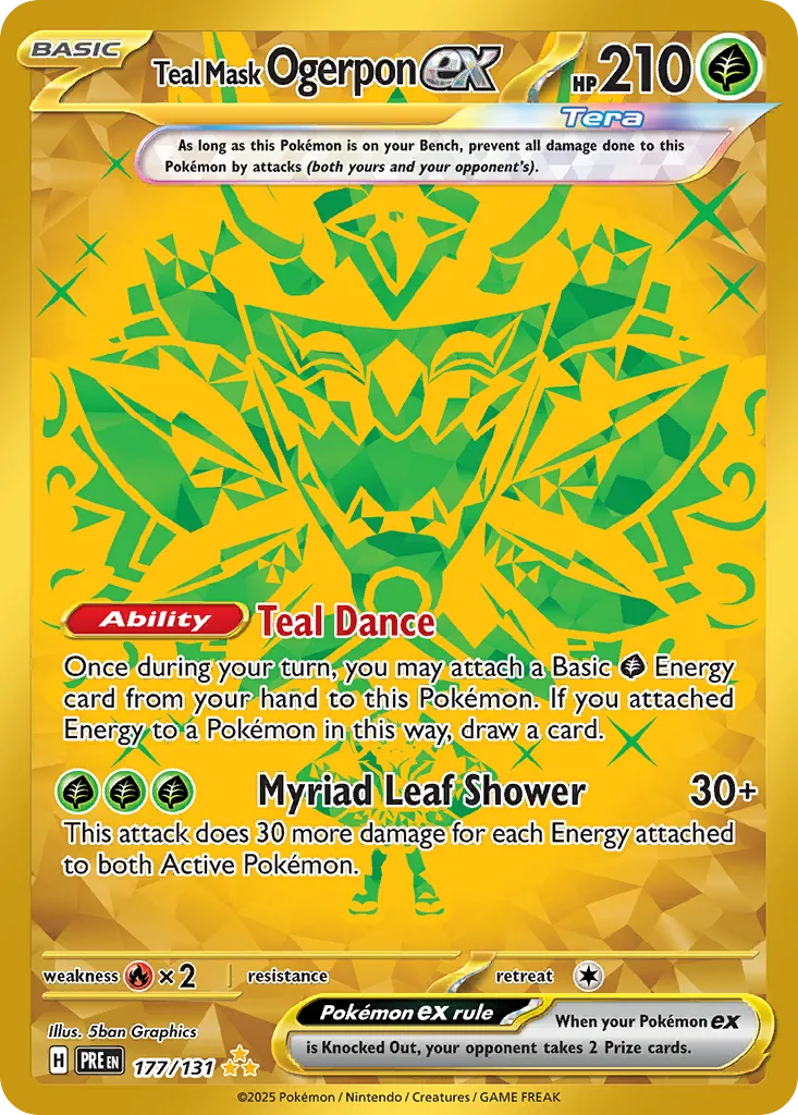 177/131 Teal Mask Ogerpon ex