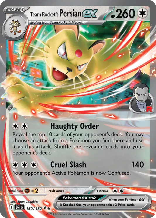 150/182 Team Rocket’s Persian ex