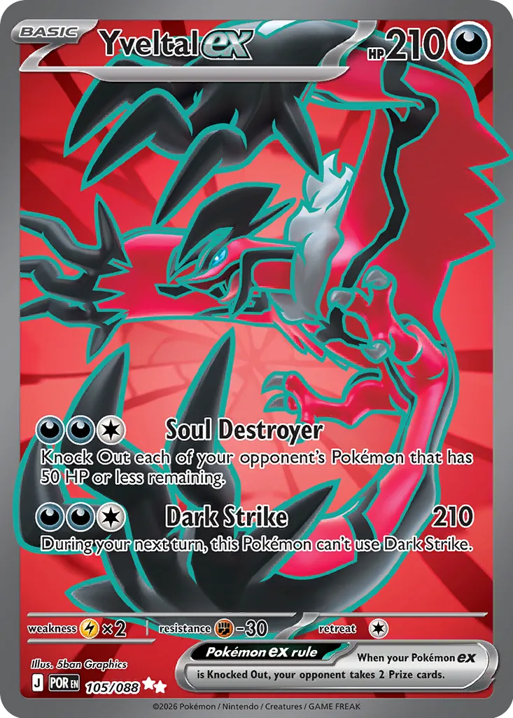 105/088 Yveltal ex