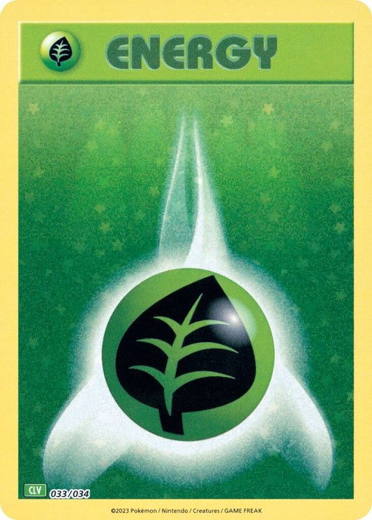 Basic Grass Energy 033/034 Holo CLV