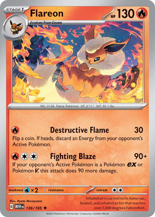 Flareon 136/165
