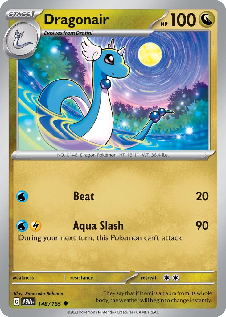 Dragonair 148/165