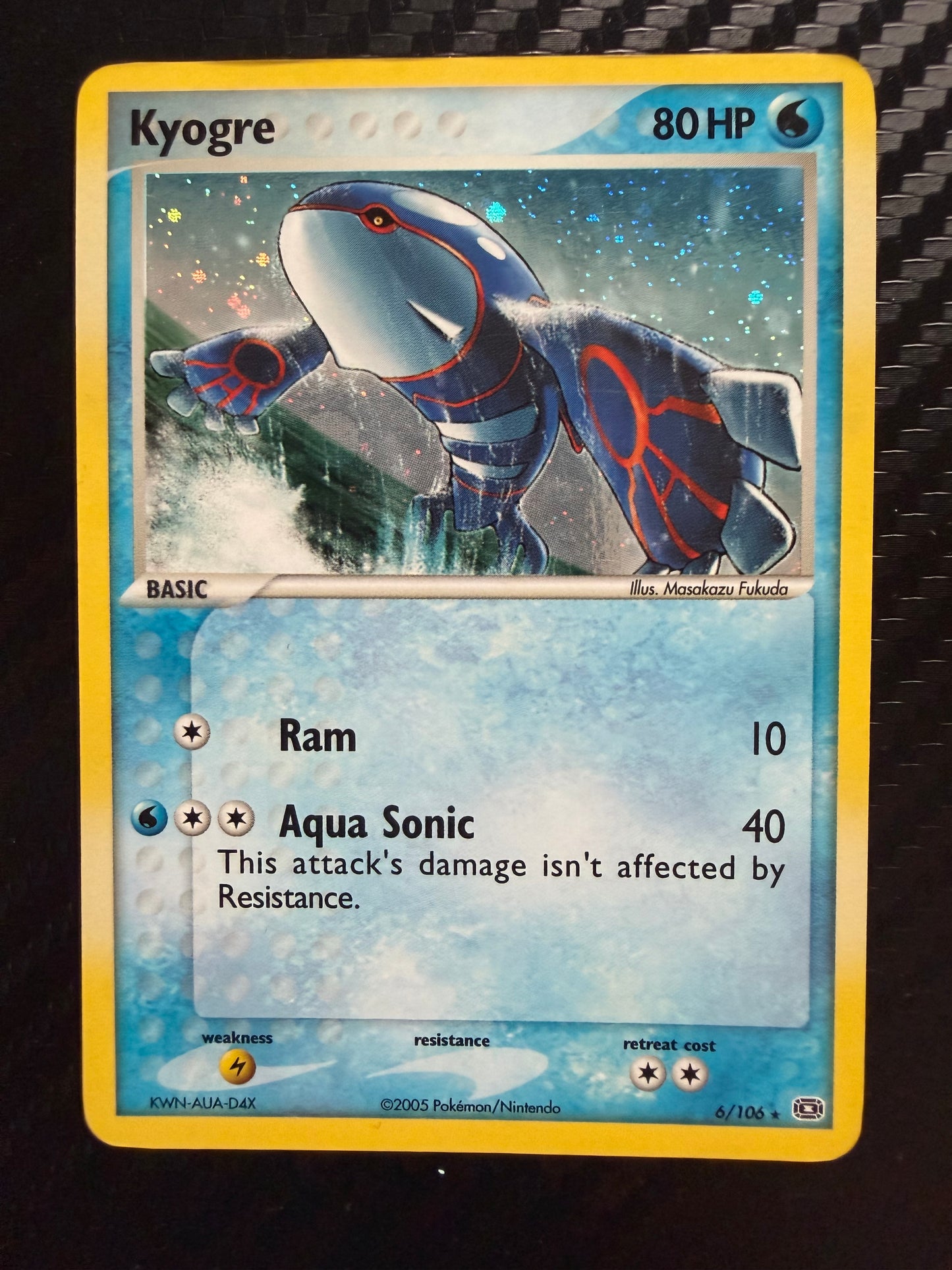 Kyogre 6/106 Holo
