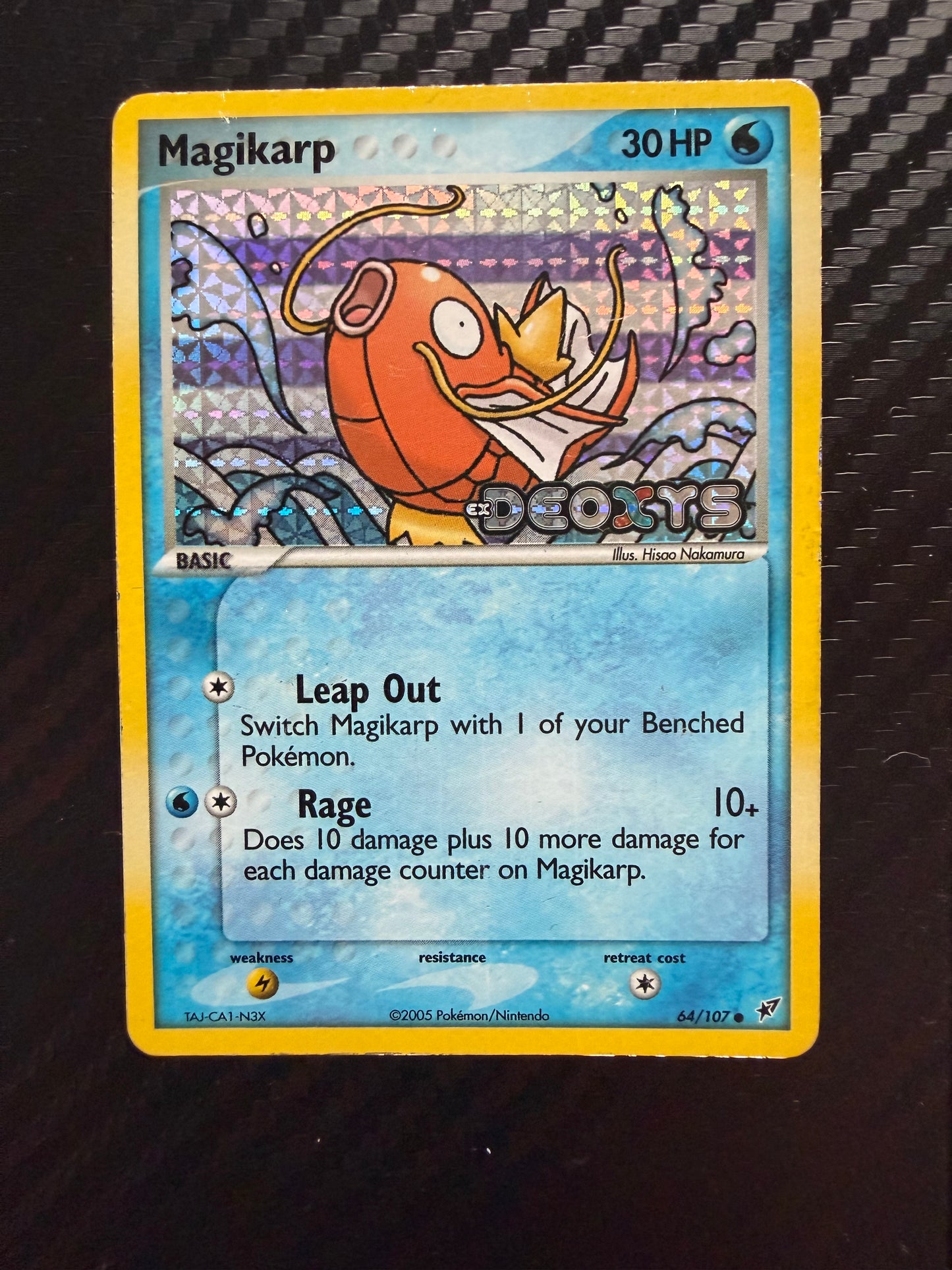 Magikarp 64/107 Reverse Holo Stamped