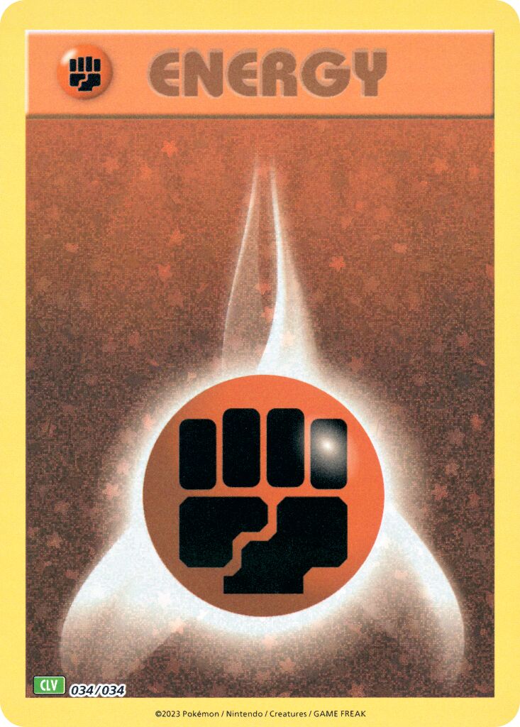 Basic Fighting Energy 034/034 Holo CLV