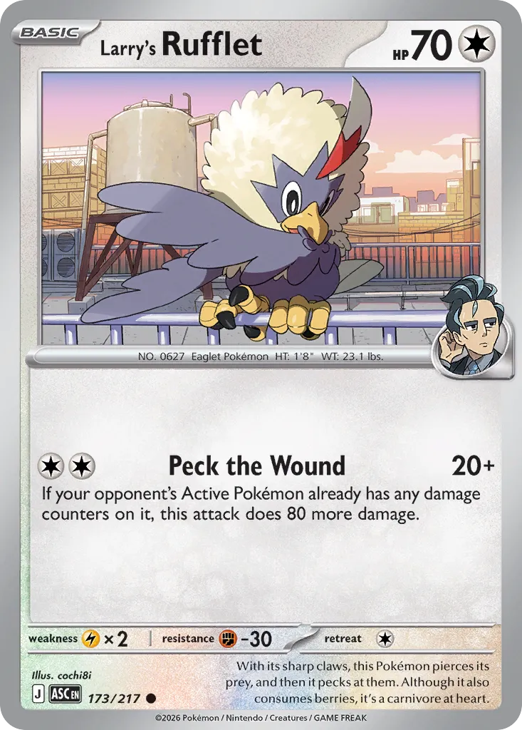 173/217 Larry’s Rufflet