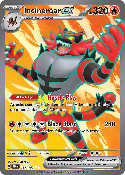 Incineroar ex 187/162