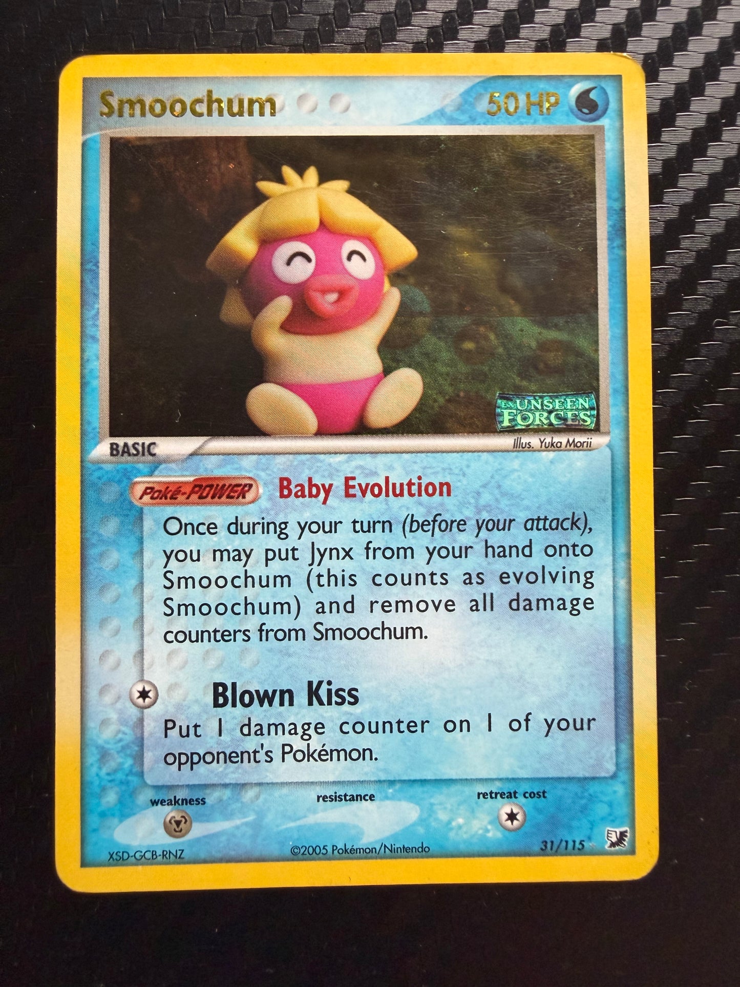 Smoochum 31/115 Reverse Holo Stamped