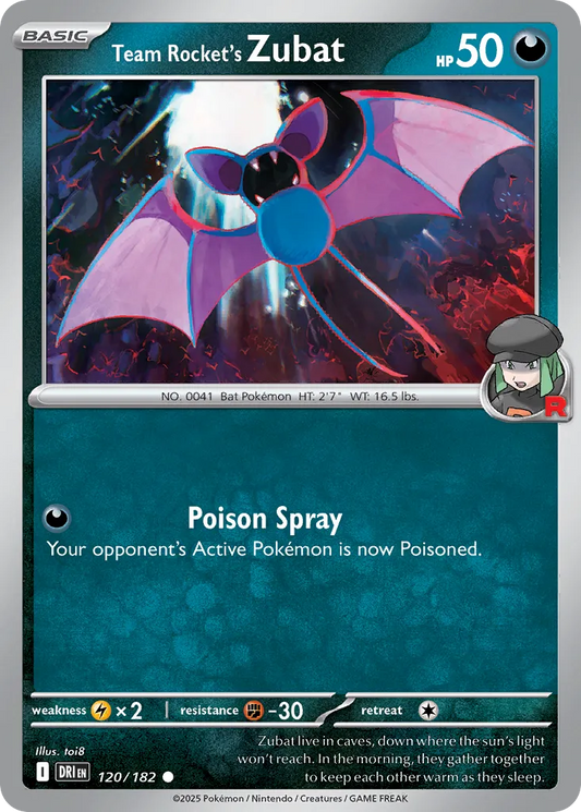 120/182 Team Rocket’s Zubat