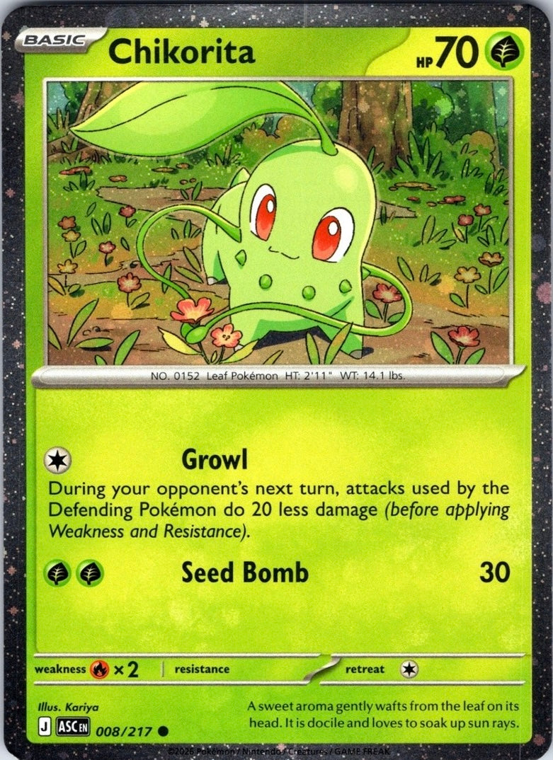 Chikorita 008/217 Cosmo Holo