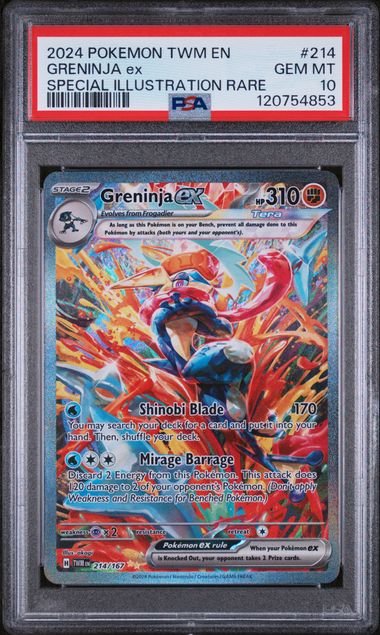 Greninja ex #214 PSA10
